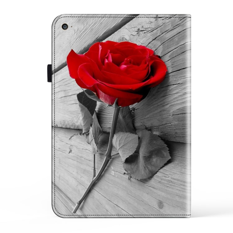 For iPad Air / Air 2 / 9.7 2017 / 2018 Crystal Texture Painted Leather Tablet Case(Rose) - iPad 9.7 (2018) & (2017) Cases by buy2fix | Online Shopping UK | buy2fix