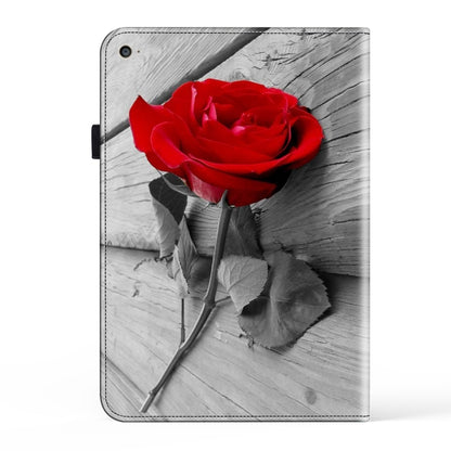 For iPad Air / Air 2 / 9.7 2017 / 2018 Crystal Texture Painted Leather Tablet Case(Rose) - iPad 9.7 (2018) & (2017) Cases by buy2fix | Online Shopping UK | buy2fix