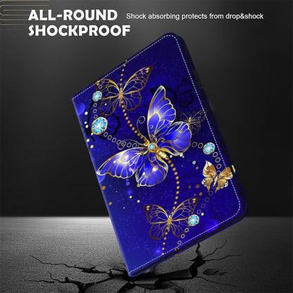 For iPad Air / Air 2 / 9.7 2017 / 2018 Crystal Texture Painted Leather Tablet Case(Diamond Butterflies) - iPad 9.7 (2018) & (2017) Cases by buy2fix | Online Shopping UK | buy2fix