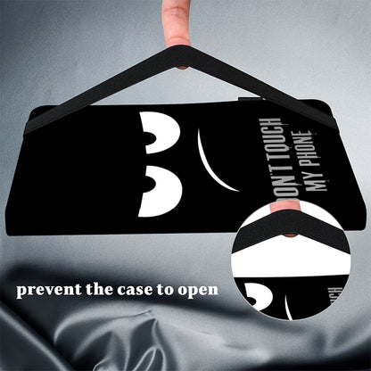 For iPad 10.2 2021 / 2020 Crystal Texture Painted Leather Tablet Case(Dont Touch My Phone) - iPad 10.2 Cases by buy2fix | Online Shopping UK | buy2fix