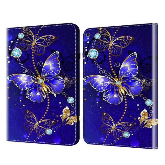 For iPad 10.2 2021 / 2020 Crystal Texture Painted Leather Tablet Case(Diamond Butterflies) - iPad 10.2 Cases by buy2fix | Online Shopping UK | buy2fix