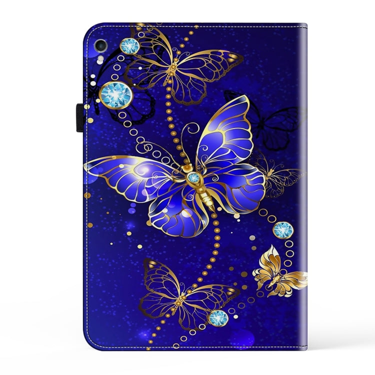 For iPad 10.2 2021 / 2020 Crystal Texture Painted Leather Tablet Case(Diamond Butterflies) - iPad 10.2 Cases by buy2fix | Online Shopping UK | buy2fix