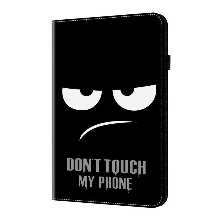 For iPad 2025 / 2022 Crystal Texture Painted Leather Tablet Case(Dont Touch My Phone) - iPad 2025 / 2022 Cases by buy2fix | Online Shopping UK | buy2fix