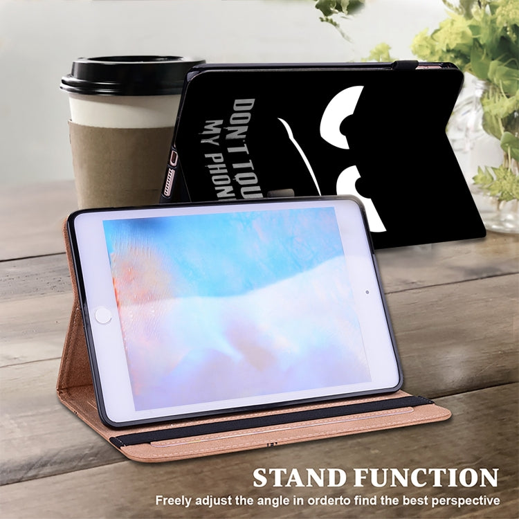 For iPad 2025 / 2022 Crystal Texture Painted Leather Tablet Case(Dont Touch My Phone) - iPad 2025 / 2022 Cases by buy2fix | Online Shopping UK | buy2fix