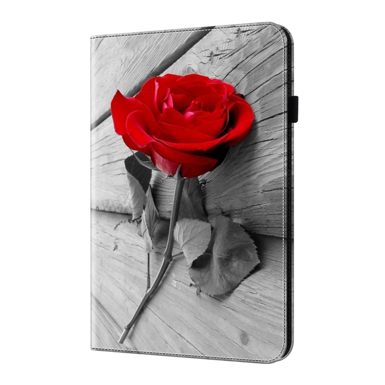 For iPad 2025 / 2022 Crystal Texture Painted Leather Tablet Case(Rose) - iPad 2025 / 2022 Cases by buy2fix | Online Shopping UK | buy2fix