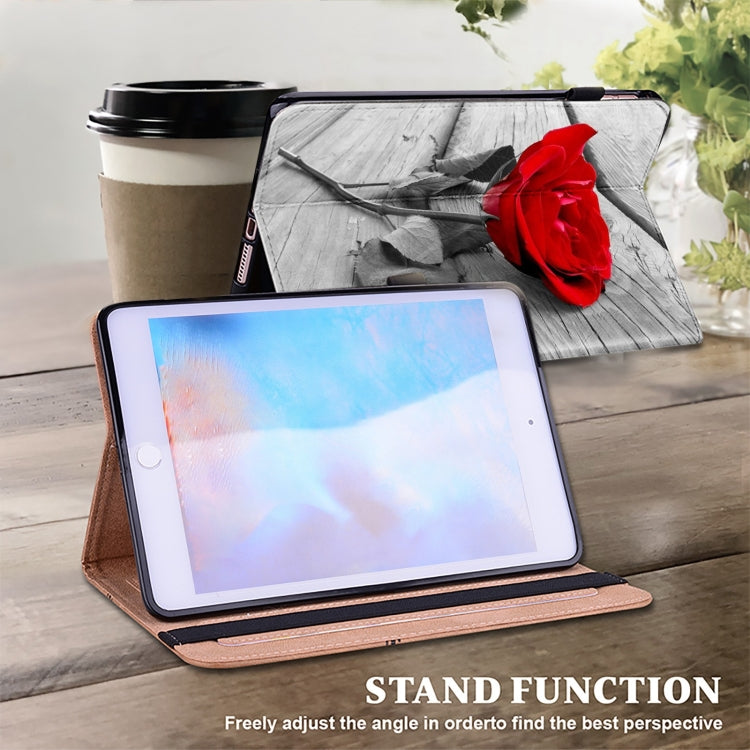 For iPad 2025 / 2022 Crystal Texture Painted Leather Tablet Case(Rose) - iPad 2025 / 2022 Cases by buy2fix | Online Shopping UK | buy2fix
