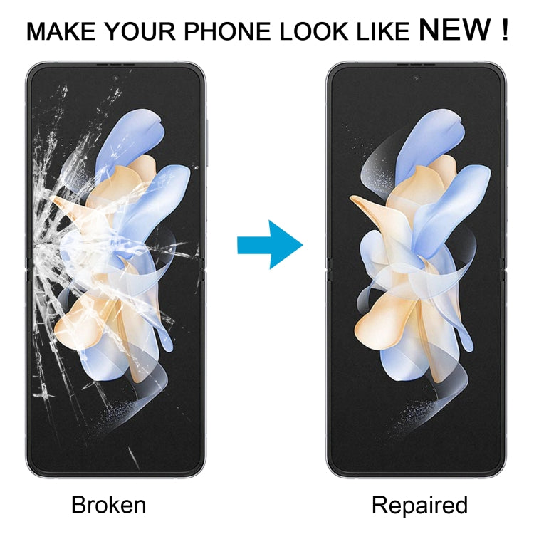 For Samsung Galaxy Z Flip4 5G SM-F721B LCD Screen Fold Film - Outer Glass Lens by buy2fix | Online Shopping UK | buy2fix
