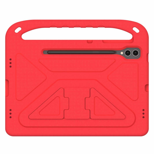 For Samsung Galaxy Tab S9+ Handle EVA Shockproof Tablet Case with Holder(Red) by buy2fix