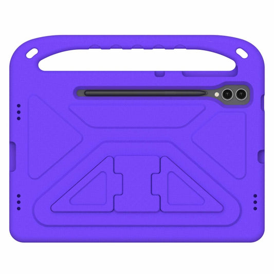 For Samsung Galaxy Tab S9+ Handle EVA Shockproof Tablet Case with Holder(Purple) by buy2fix