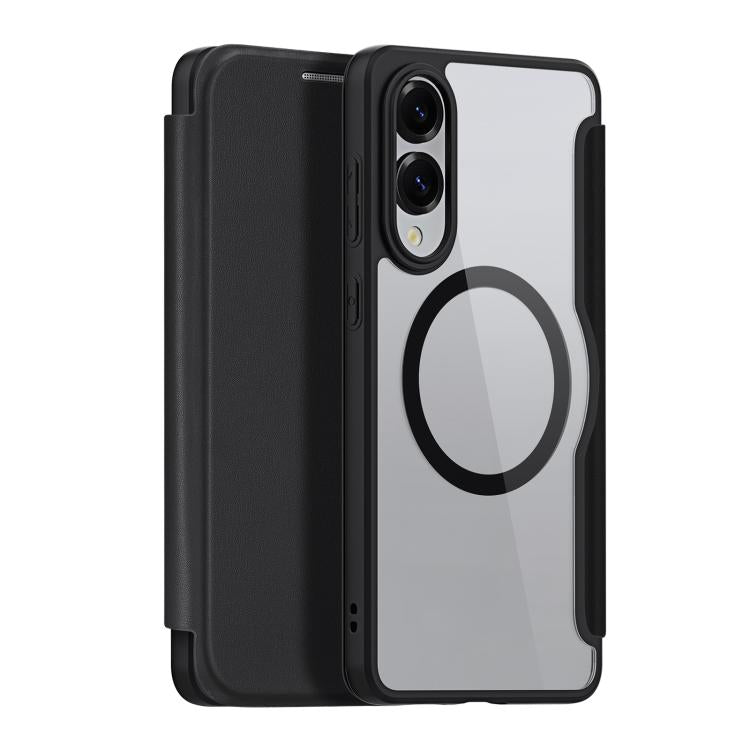 For Samsung Galaxy S25 Edge 5G DUX DUCIS Skin X Pro Series Magsafe PC + TPU Phone Leather Case(Black) - Galaxy S25 Edge 5G Cases by DUX DUCIS | Online Shopping UK | buy2fix