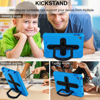 For iPad Air 2 / 9.7 2017 / 2018 Shield 360 Rotation Handle EVA Shockproof PC Tablet Case(Blue Black) - iPad 9.7 (2018) & (2017) Cases by buy2fix | Online Shopping UK | buy2fix