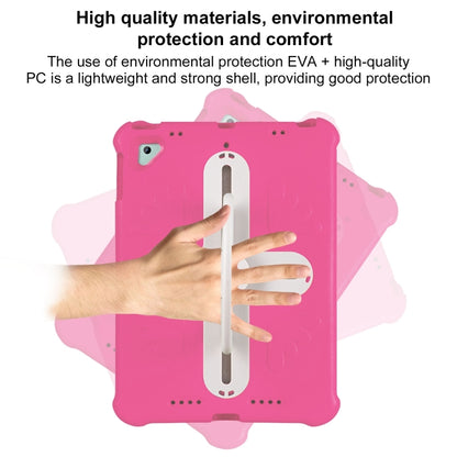 For iPad Air 2 / 9.7 2017 / 2018 Shield 360 Rotation Handle EVA Shockproof PC Tablet Case(Rose Red Beige) - iPad 9.7 (2018) & (2017) Cases by buy2fix | Online Shopping UK | buy2fix