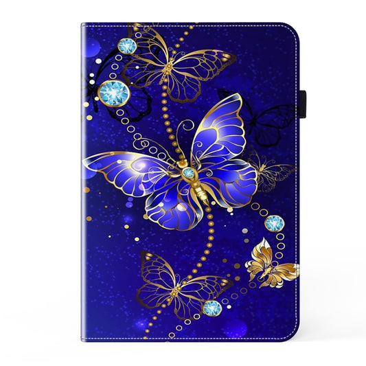 For Lenovo Tab M11 / Xiaoxin Pad 11 2024 Crystal Texture Painted Leather Tablet Case(Diamond Butterflies) by buy2fix