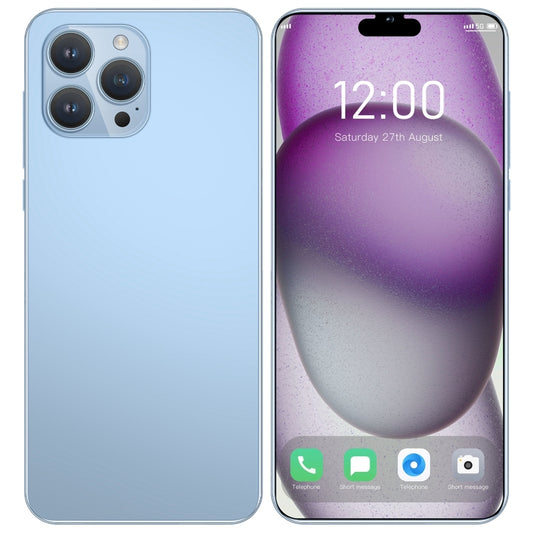 i15 Pro Max / N85, 1GB+16GB, 6.1 inch Screen, Face Identification, Android 8.1 MTK6580A Quad Core, Network: 3G, Dual SIM(Blue) by buy2fix