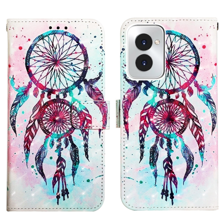 For Motorola Moto G Power 5G 2024 3D Painting Horizontal Flip Leather Phone Case(Color Drop Wind Chimes) - Motorola Cases by buy2fix | Online Shopping UK | buy2fix