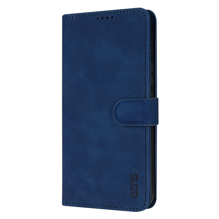 For Honor X60 AZNS Skin Feel Calf Texture Flip Leather Phone Case(Blue) - Honor Cases by AZNS | Online Shopping UK | buy2fix