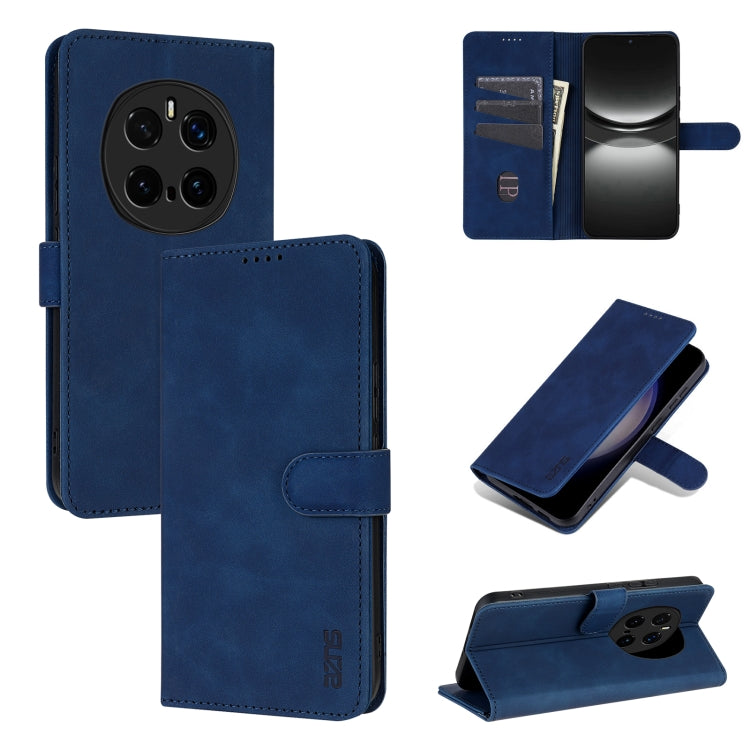 For Honor Magic7 Pro AZNS Skin Feel Calf Texture Flip Leather Phone Case(Blue) - Honor Cases by AZNS | Online Shopping UK | buy2fix