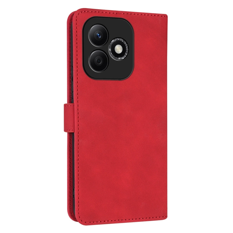 For Honor X60i AZNS Skin Feel Calf Texture Flip Leather Phone Case(Red) - Honor Cases by AZNS | Online Shopping UK | buy2fix