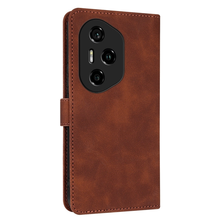 For Honor 300 Pro AZNS Skin Feel Calf Texture Flip Leather Phone Case(Brown) - Honor Cases by AZNS | Online Shopping UK | buy2fix