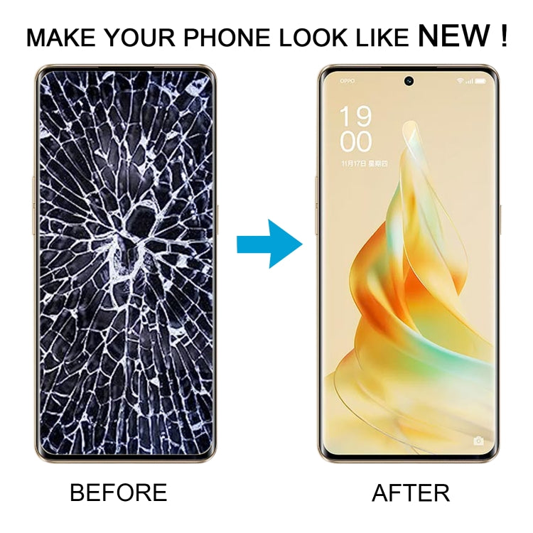 For OPPO Reno9 Pro Original AMOLED LCD Screen with Digitizer Full Assembly by buy2fix