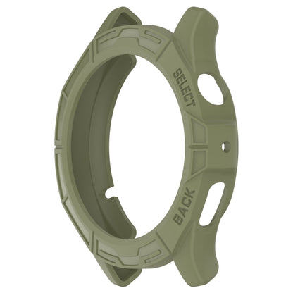 For Amazfit Cheetah / Cheetah Pro Armor Hollow Watch Protective Case(Jungle Green) by buy2fix