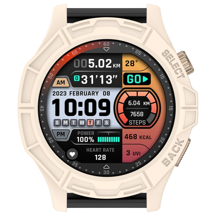 For Amazfit Cheetah / Cheetah Pro Armor Hollow Watch Protective Case(Starlight Color) by buy2fix