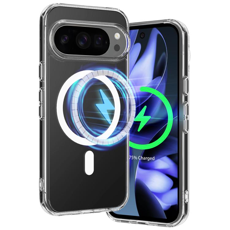 For Google Pixel 10 Pro MagSafe Clear Acrylic PC Hybrid TPU Phone Case(Transparent) - Google Cases by buy2fix | Online Shopping UK | buy2fix
