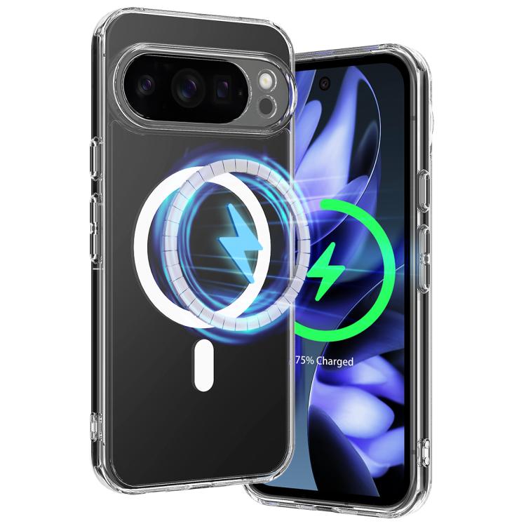 For Google Pixel 10 Pro XL MagSafe Clear Acrylic PC Hybrid TPU Phone Case(Transparent) - Google Cases by buy2fix | Online Shopping UK | buy2fix
