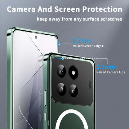 For Xiaomi 14 Pro Aromatherapy Magnetic Metal Phone Case(Green) - 14 Pro Cases by buy2fix | Online Shopping UK | buy2fix