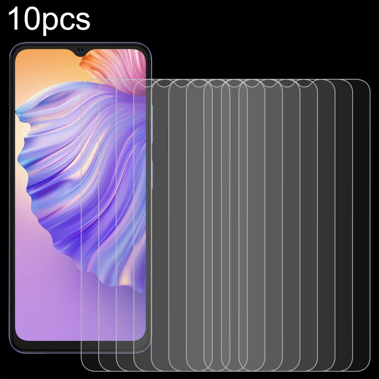 For Ulefone Note 21 10pcs 0.26mm 9H 2.5D Tempered Glass Film by buy2fix