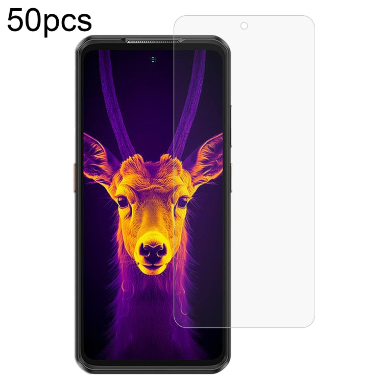For Ulefone Armor 25T Pro 50pcs 0.26mm 9H 2.5D Tempered Glass Film by buy2fix
