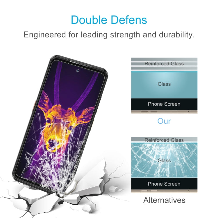 For Ulefone Armor 25T Pro 50pcs 0.26mm 9H 2.5D Tempered Glass Film by buy2fix