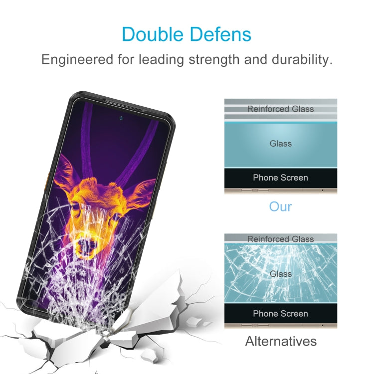 For Ulefone Armor 25T 50pcs 0.26mm 9H 2.5D Tempered Glass Film by buy2fix