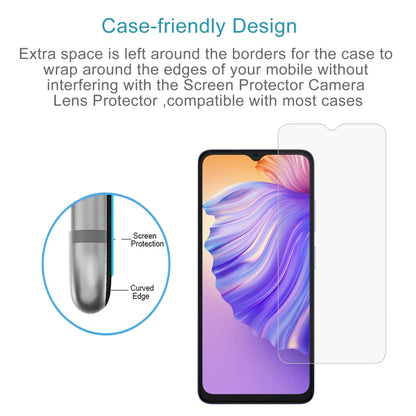 For Ulefone Note 21 50pcs 0.26mm 9H 2.5D Tempered Glass Film by buy2fix