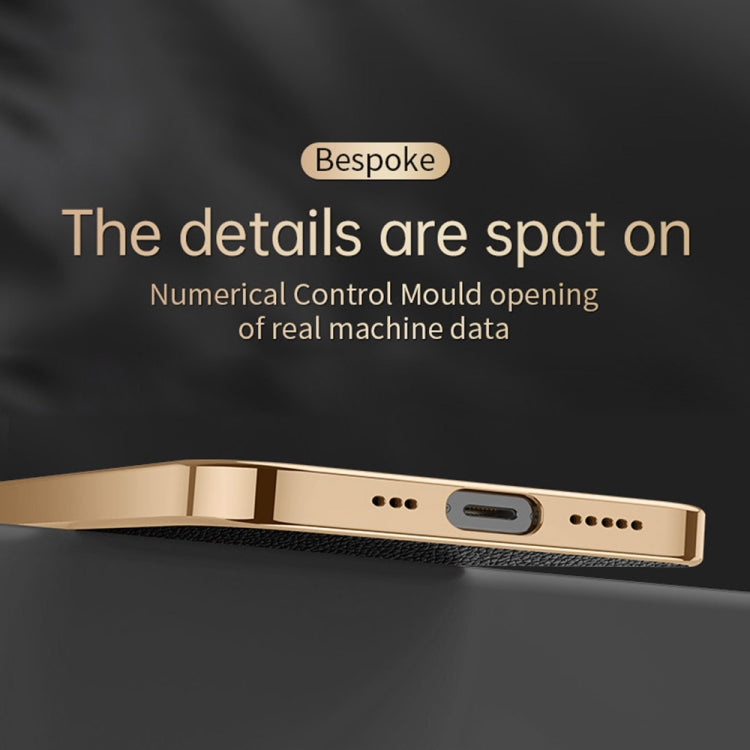 For iPhone 15 SULADA TPU + Litchi Texture Leather Phone Case(Blue) - iPhone 15 Cases by SULADA | Online Shopping UK | buy2fix