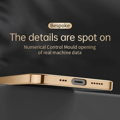 For iPhone 15 SULADA TPU + Litchi Texture Leather Phone Case(Blue) - iPhone 15 Cases by SULADA | Online Shopping UK | buy2fix