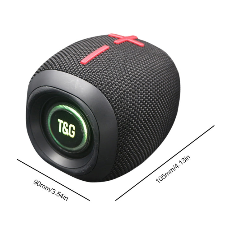 T&G TG-389 Portable Outdoor IPX5 Waterproof Wireless Bluetooth Speaker(Red) - Waterproof Speaker by T&G | Online Shopping UK | buy2fix