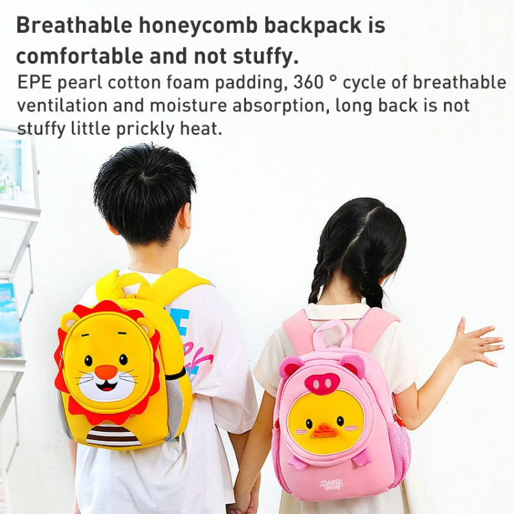 Children Cartoon Anti-Lost Large School Bag Backpack(Lion) - Double-shoulder Bags by buy2fix | Online Shopping UK | buy2fix