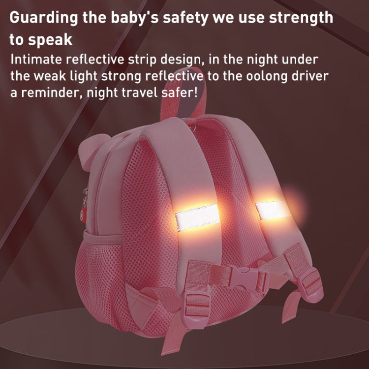 Children Cartoon Anti-Lost Large School Bag Backpack(Pig Pig Duck) - Double-shoulder Bags by buy2fix | Online Shopping UK | buy2fix