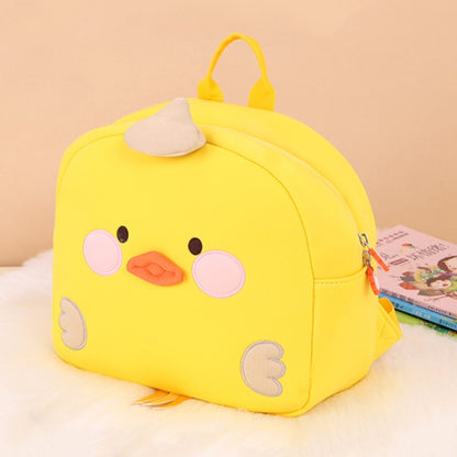 Children Cute Cartoon Anti-Lost Kindergarten School Bag(Yellow Duck Large) - Double-shoulder Bags by buy2fix | Online Shopping UK | buy2fix