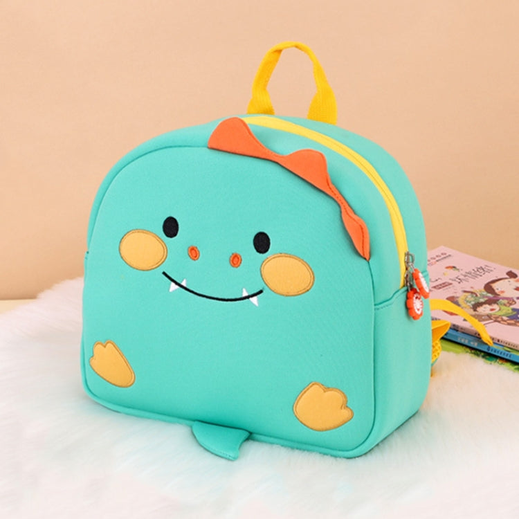 Children Cute Cartoon Anti-Lost Kindergarten School Bag(Green Dinosaur Large) - Double-shoulder Bags by buy2fix | Online Shopping UK | buy2fix