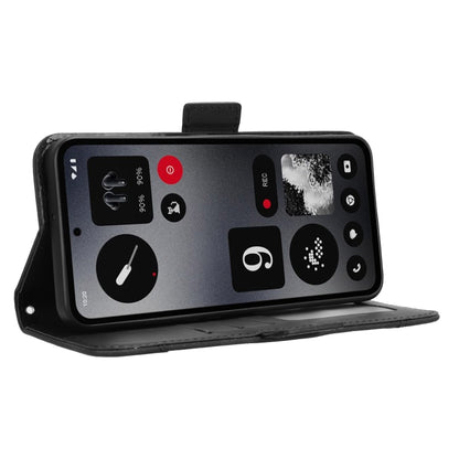 For Nothing CMF Phone 1 Skin Feel Calf Texture Card Slots Leather Phone Case(Black) - Nothing Cases by buy2fix | Online Shopping UK | buy2fix