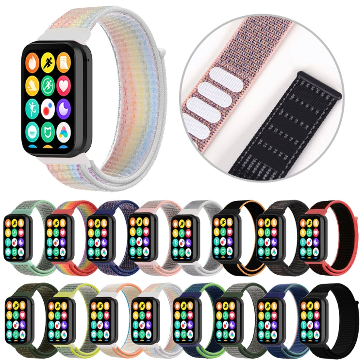 For Xiaomi Mi Band 8 Pro Nylon Loop Watch Band(Sea Shell) - Watch Bands by buy2fix | Online Shopping UK | buy2fix