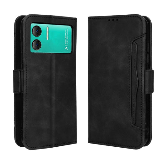 For Doogee X98 Skin Feel Calf Texture Card Slots Leather Phone Case(Black) by buy2fix