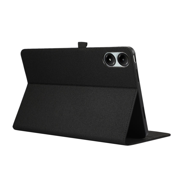 For Xiaomi Redmi Pad Pro 12.1 Fabric Leather Tablet Case(Black) - More Tablet Cases by buy2fix | Online Shopping UK | buy2fix