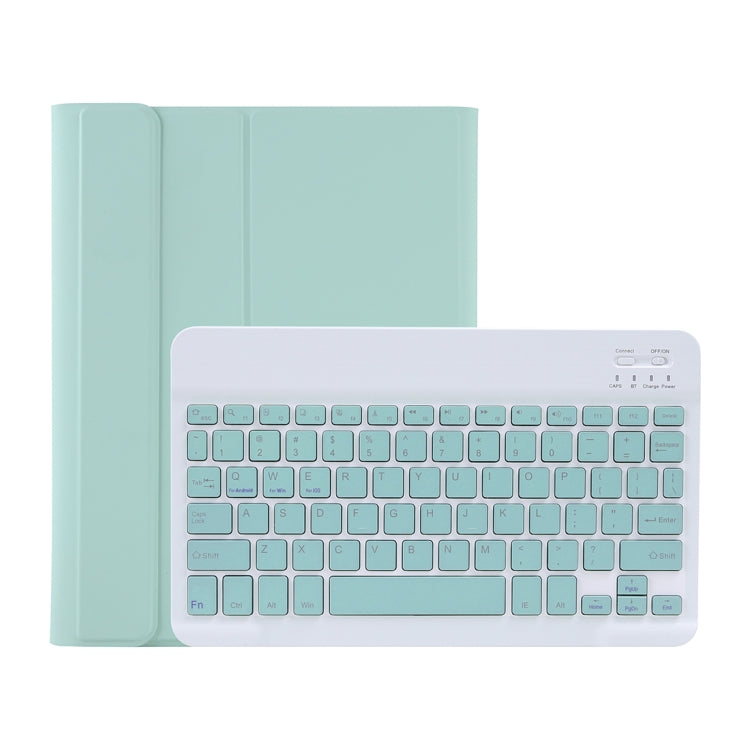 C-11B For iPad Pro 11 inch (2020) Detachable ABS Candy Color Bluetooth Keyboard Tablet Case with Stand & Pen Slot(Green) - For iPad Pro by buy2fix | Online Shopping UK | buy2fix