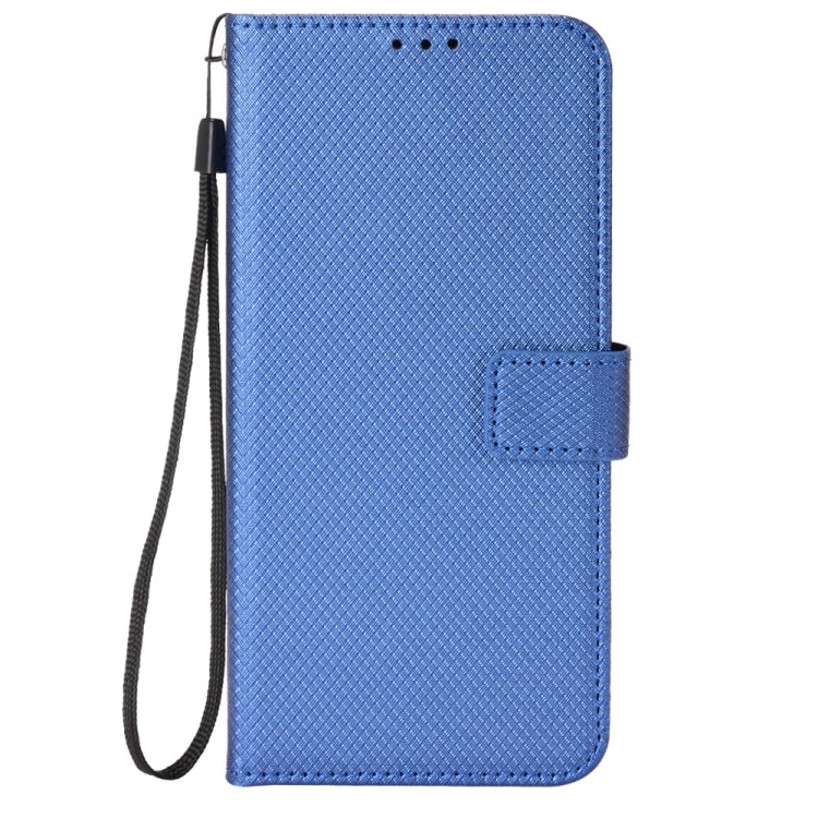 For Google Pixel Fold Diamond Texture Leather Phone Case(Blue) - Google Cases by buy2fix | Online Shopping UK | buy2fix