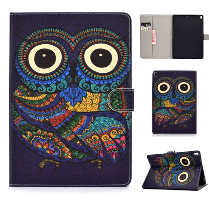 For iPad Pro 10.5 inch Colored Drawing Pattern Horizontal Flip PU Leather Case with Holder & Card Slot & Sleep / Wake-up Function(Owl) - iPad Pro 10.5 inch Cases by buy2fix | Online Shopping UK | buy2fix