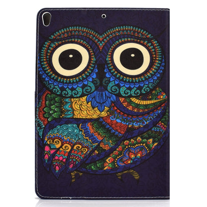 For iPad Pro 10.5 inch Colored Drawing Pattern Horizontal Flip PU Leather Case with Holder & Card Slot & Sleep / Wake-up Function(Owl) - iPad Pro 10.5 inch Cases by buy2fix | Online Shopping UK | buy2fix