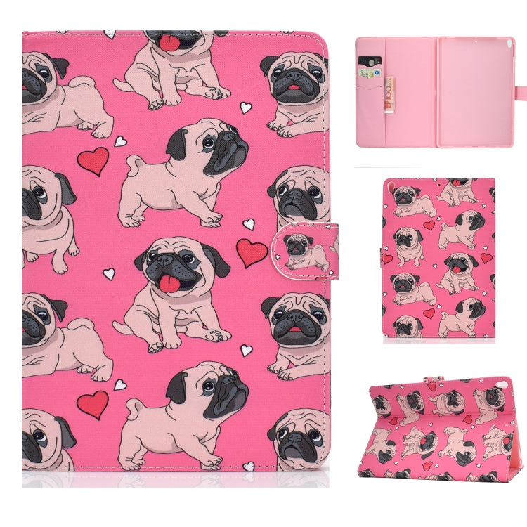 For iPad Pro 10.5 inch Colored Drawing Pattern Horizontal Flip PU Leather Case with Holder & Card Slot & Sleep / Wake-up Function(Love Dog) - iPad Pro 10.5 inch Cases by buy2fix | Online Shopping UK | buy2fix